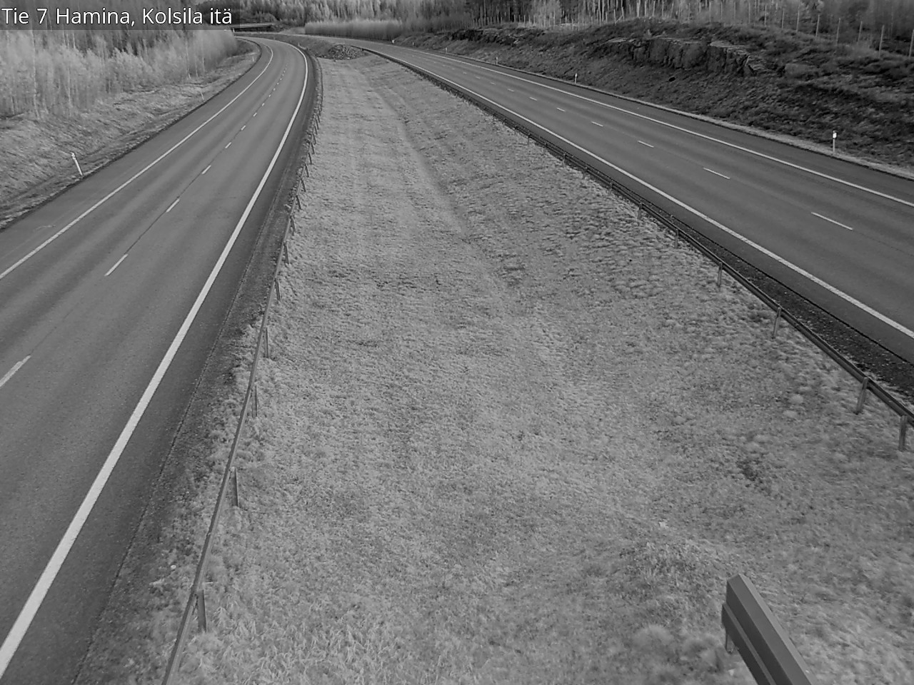 Weather Camera Image Väg 7 Fredrikshamn, Kolsila, Hamina, Kymenlaakso