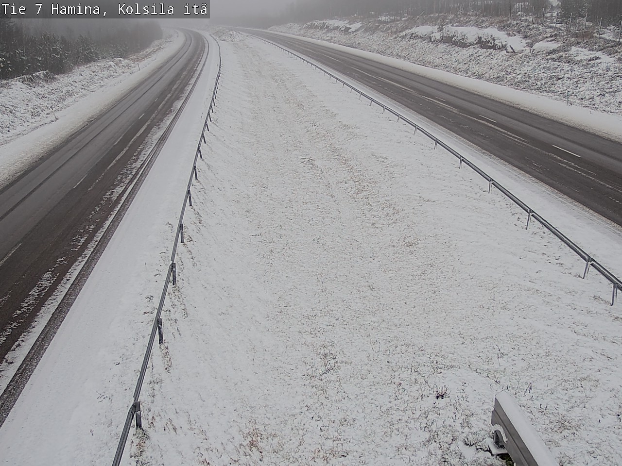 Weather Camera Image Väg 7 Fredrikshamn, Kolsila, Hamina, Kymenlaakso