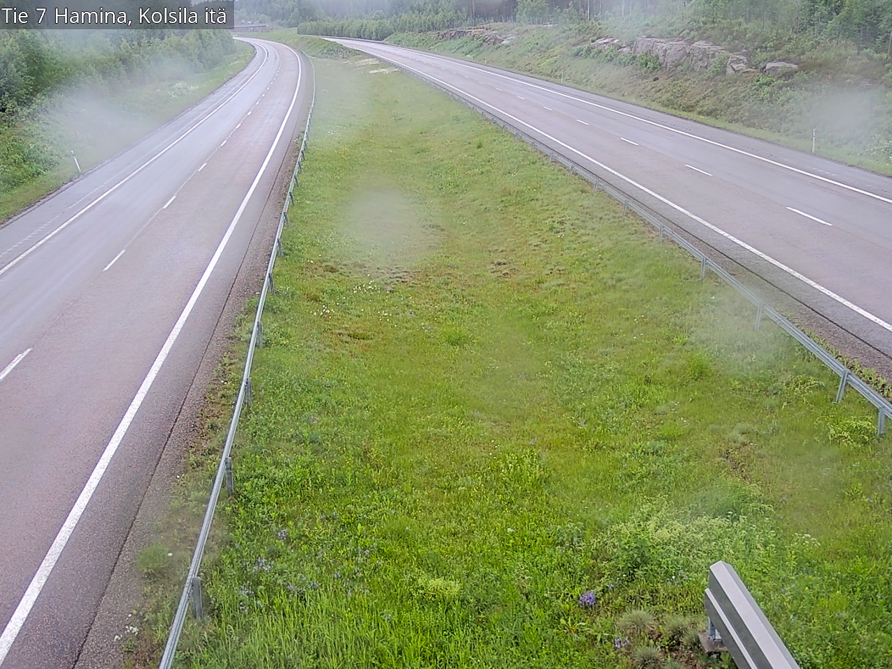Weather Camera Image Väg 7 Fredrikshamn, Kolsila, Hamina, Kymenlaakso