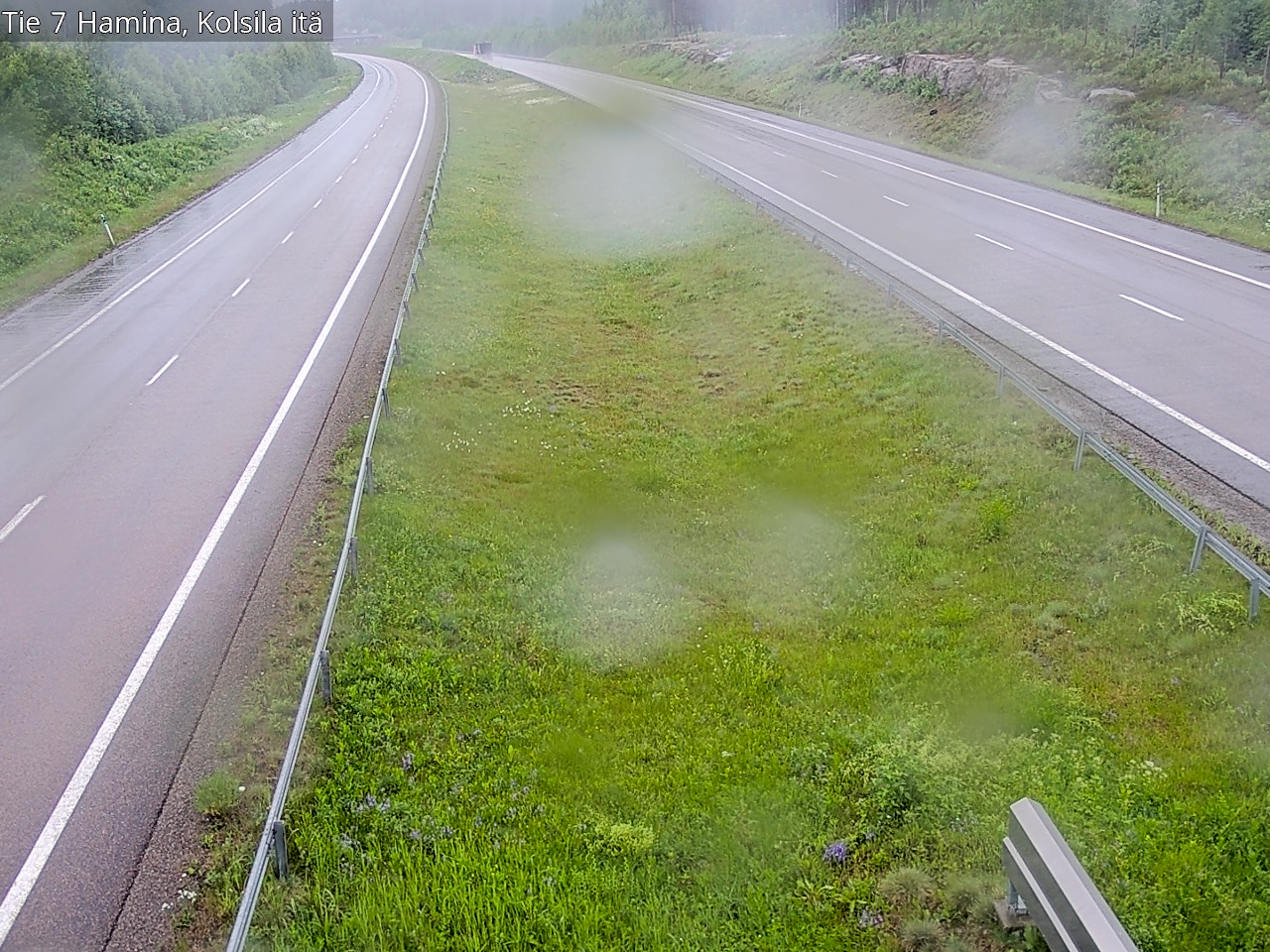 Weather Camera Image Väg 7 Fredrikshamn, Kolsila, Hamina, Kymenlaakso