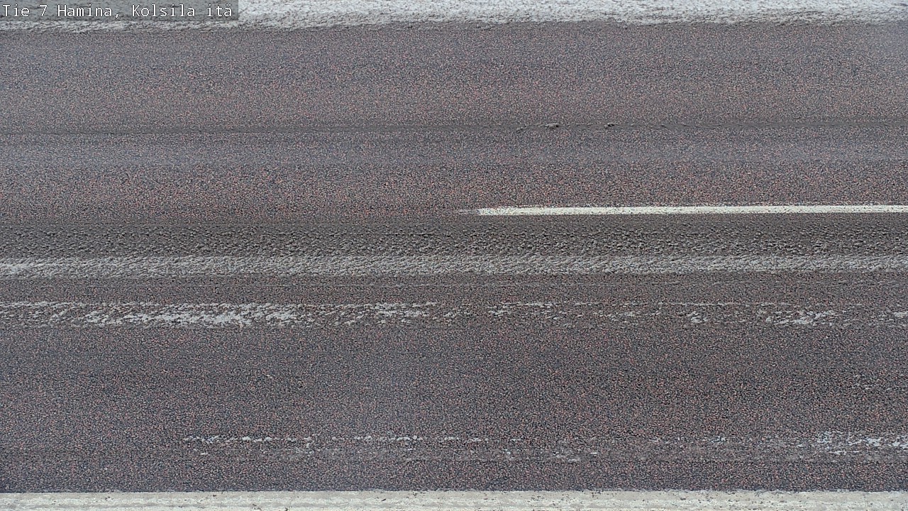 Weather Camera Image Väg 7 Fredrikshamn, Kolsila, Hamina, Kymenlaakso