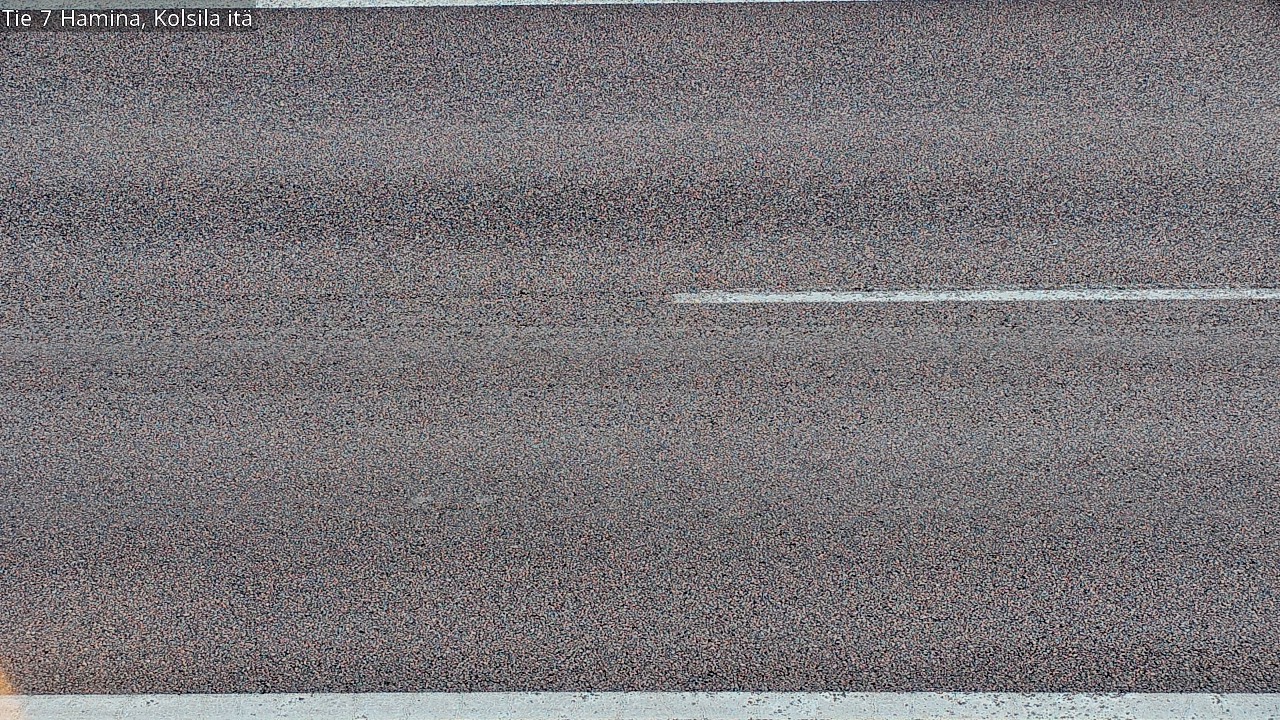 Weather Camera Image Väg 7 Fredrikshamn, Kolsila, Hamina, Kymenlaakso