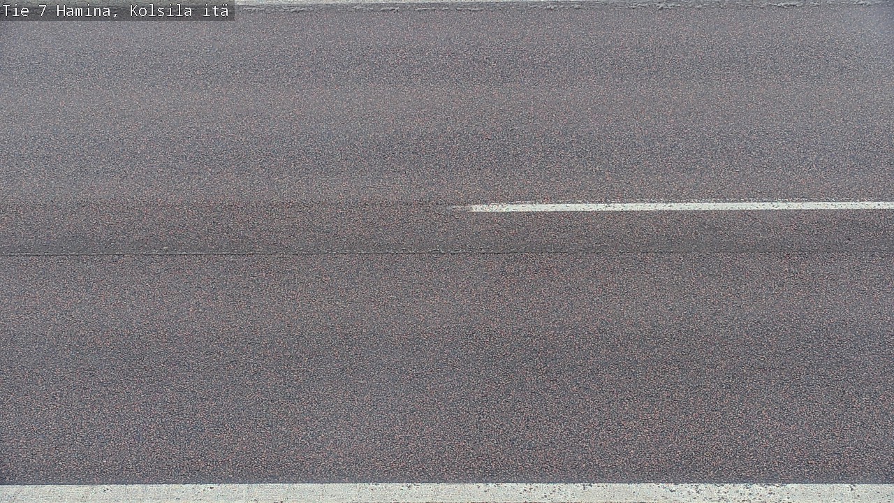 Weather Camera Image Väg 7 Fredrikshamn, Kolsila, Hamina, Kymenlaakso
