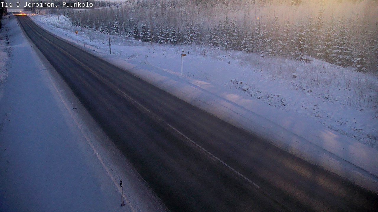 Weather Camera Image Väg 5 Joirois, Puunkolo, Joroinen, Pohjois-Savo
