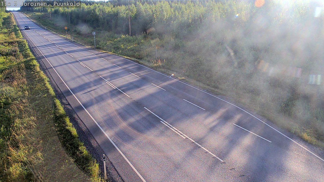 Weather Camera Image Väg 5 Joirois, Puunkolo, Joroinen, Pohjois-Savo