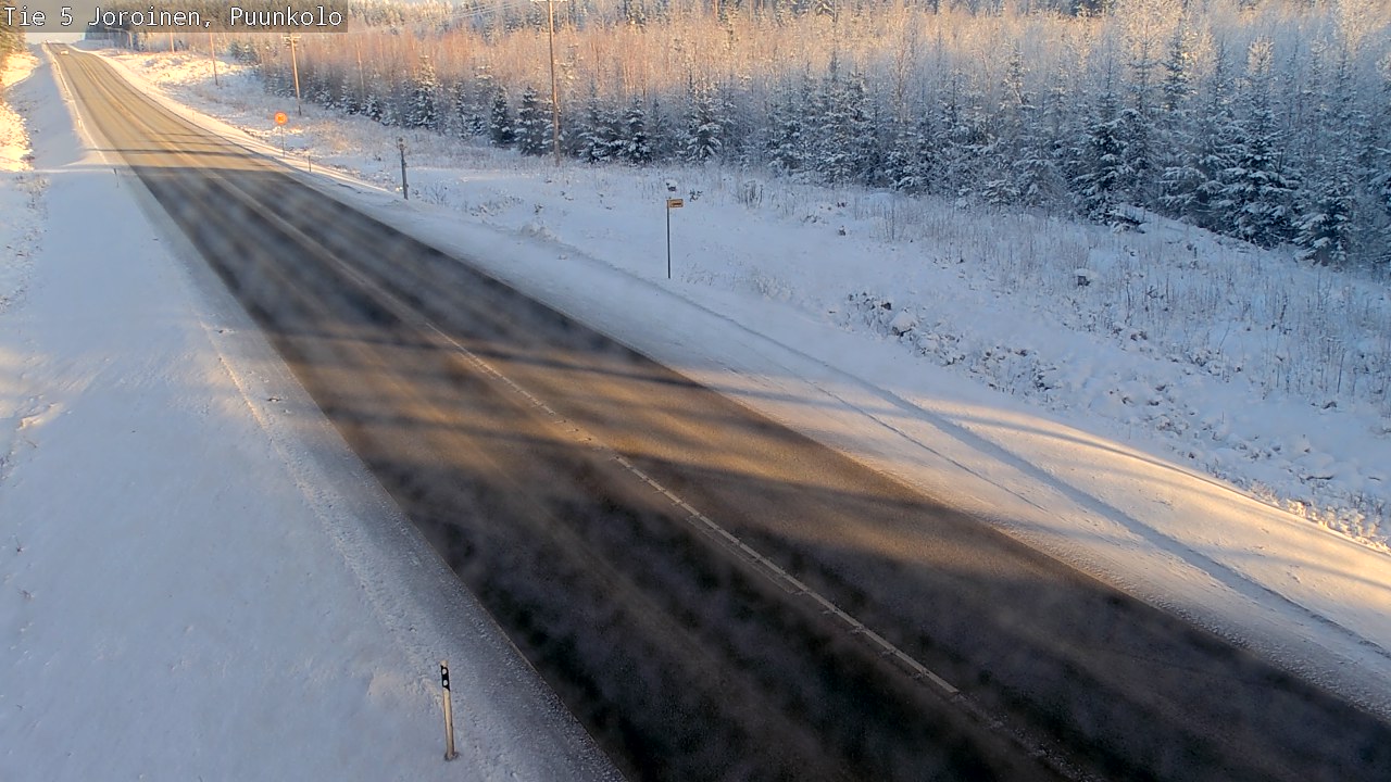 Weather Camera Image Väg 5 Joirois, Puunkolo, Joroinen, Pohjois-Savo