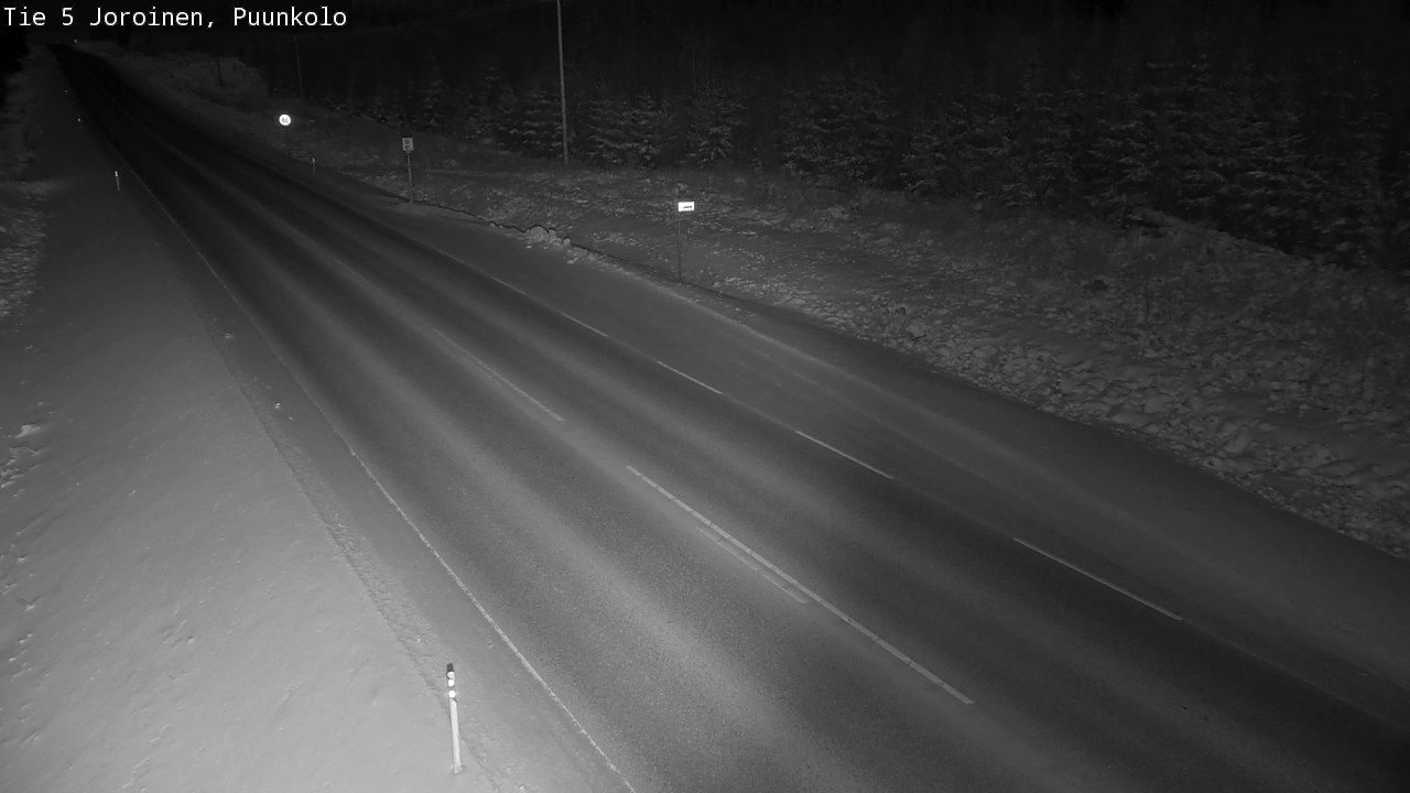 Weather Camera Image Väg 5 Joirois, Puunkolo, Joroinen, Pohjois-Savo