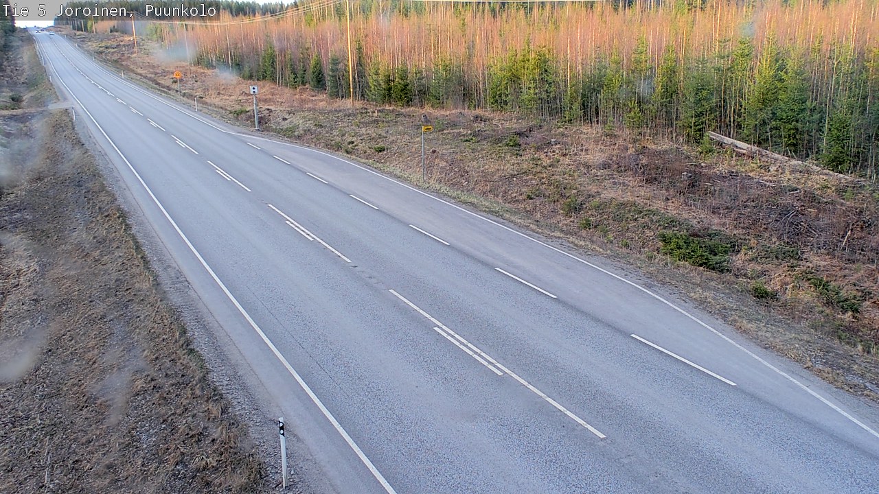 Kelikamerat Kuva Tie 5 Joroinen, Puunkolo, Joroinen, Pohjois-Savo