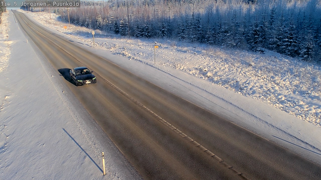Weather Camera Image Väg 5 Joirois, Puunkolo, Joroinen, Pohjois-Savo