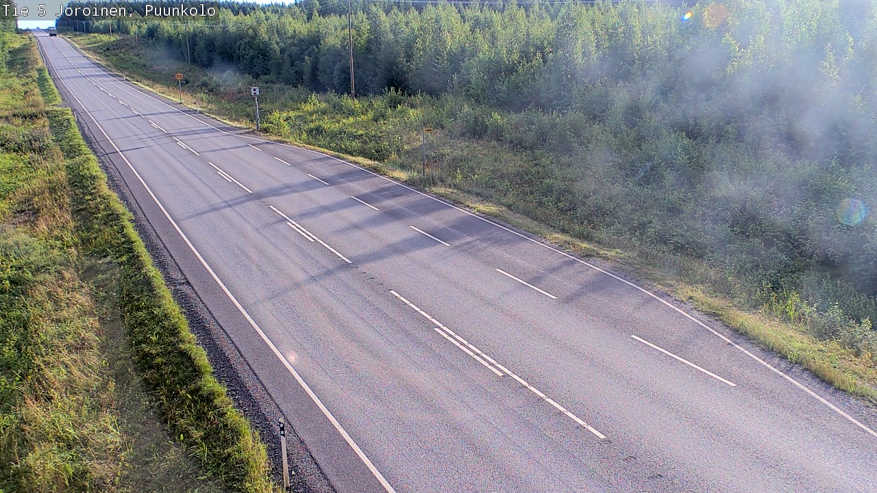 Weather Camera Image Väg 5 Joirois, Puunkolo, Joroinen, Pohjois-Savo