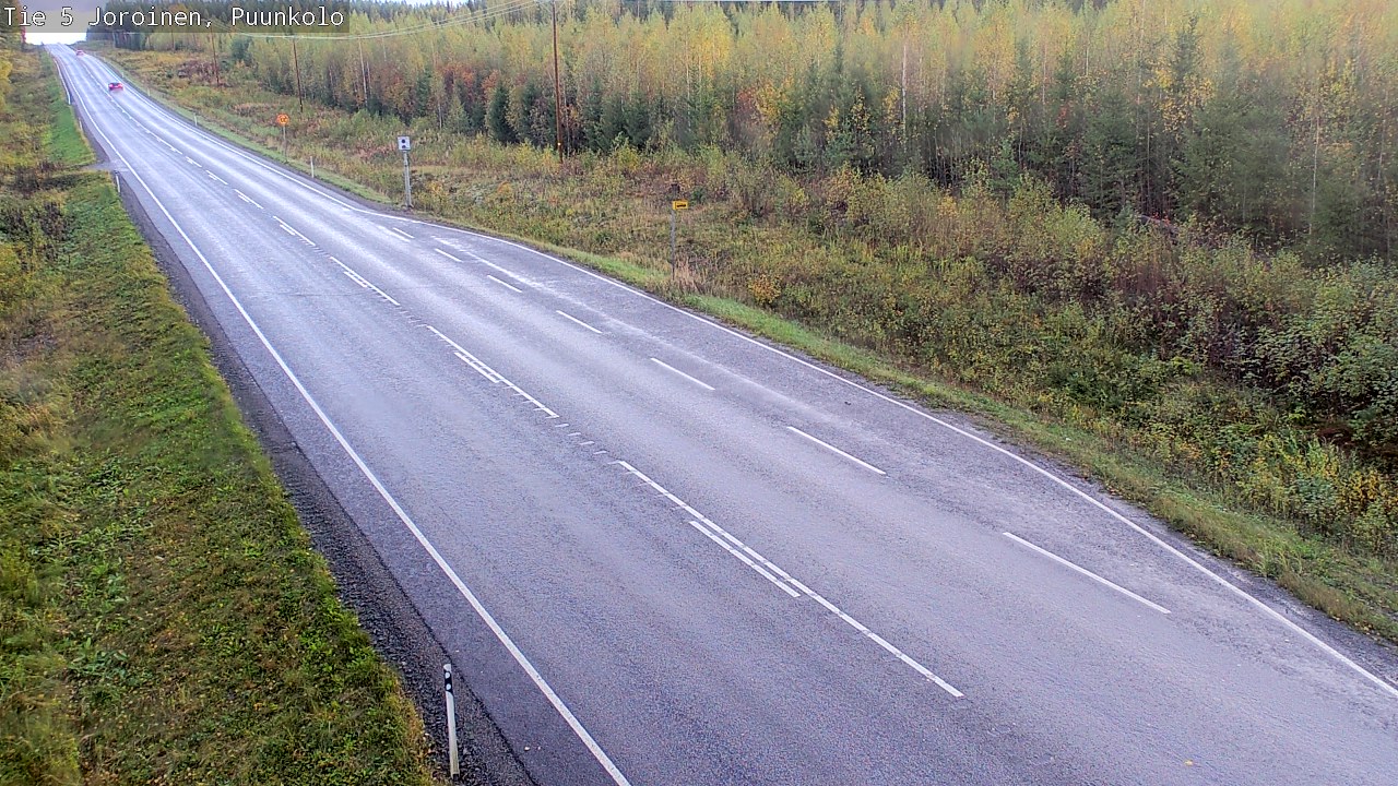 Weather Camera Image Road 5 Joroinen, Puunkolo, Joroinen, Pohjois-Savo