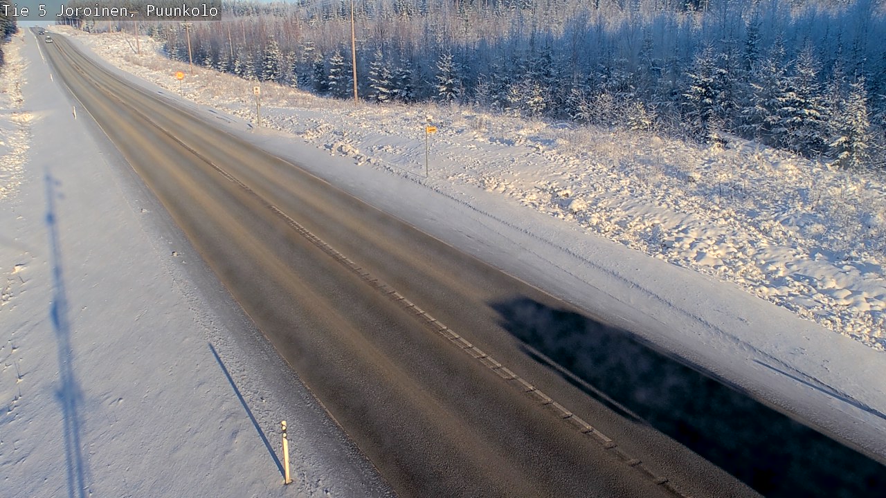 Weather Camera Image Väg 5 Joirois, Puunkolo, Joroinen, Pohjois-Savo