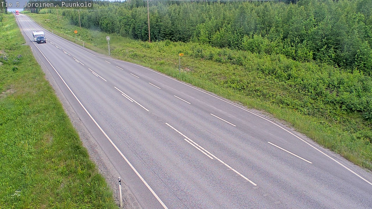 Weather Camera Image Road 5 Joroinen, Puunkolo, Joroinen, Pohjois-Savo