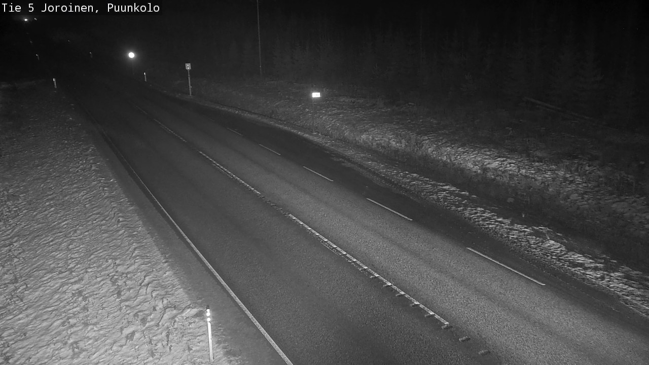 Weather Camera Image Road 5 Joroinen, Puunkolo, Joroinen, Pohjois-Savo