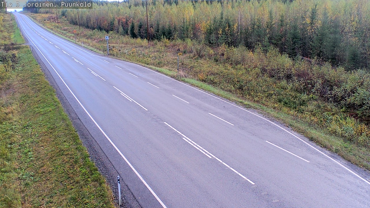 Weather Camera Image Road 5 Joroinen, Puunkolo, Joroinen, Pohjois-Savo