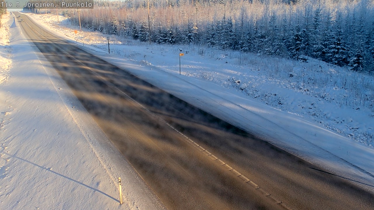 Weather Camera Image Väg 5 Joirois, Puunkolo, Joroinen, Pohjois-Savo
