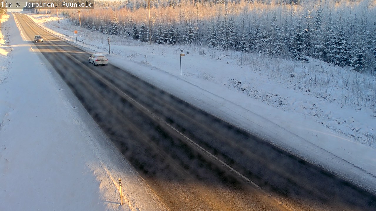 Weather Camera Image Väg 5 Joirois, Puunkolo, Joroinen, Pohjois-Savo