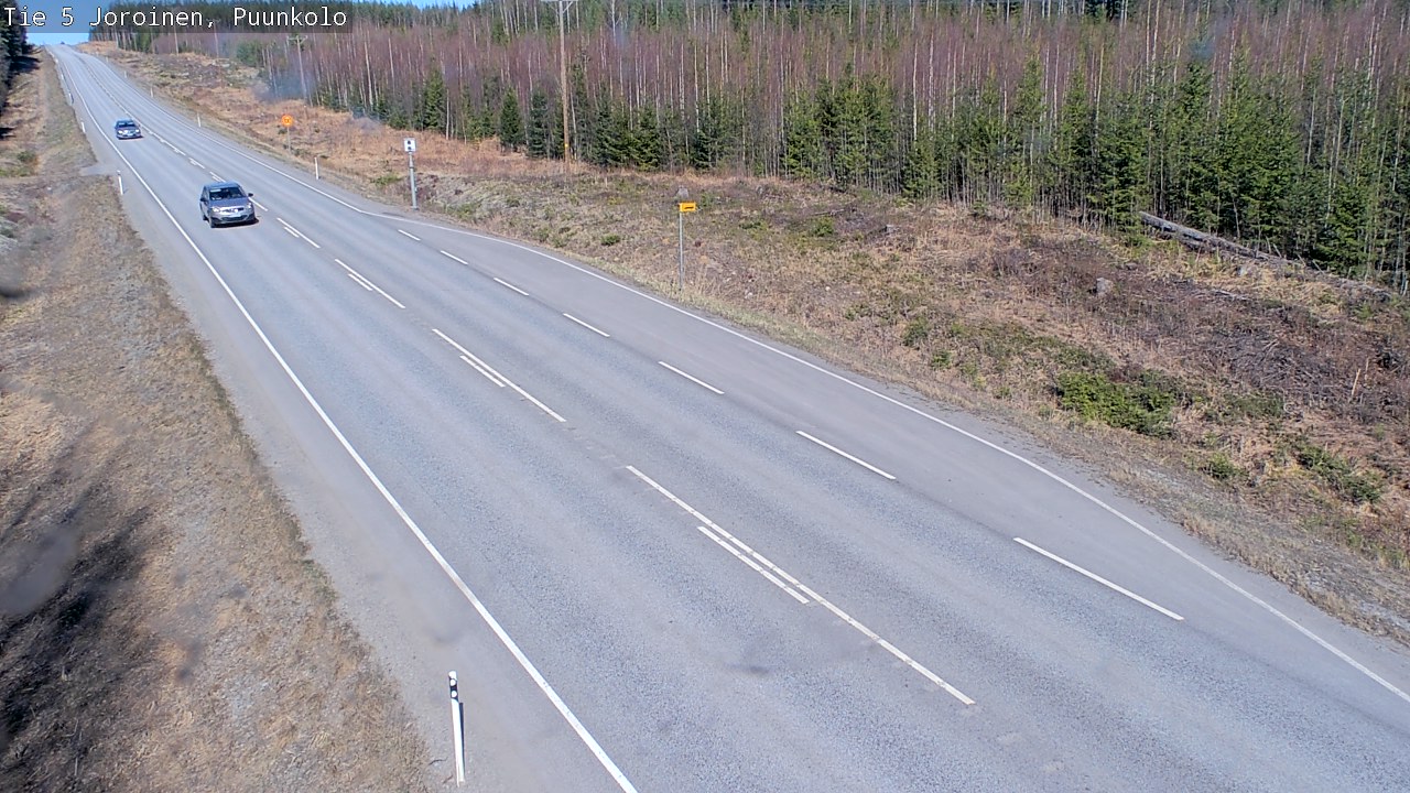Kelikamerat Kuva Tie 5 Joroinen, Puunkolo, Joroinen, Pohjois-Savo