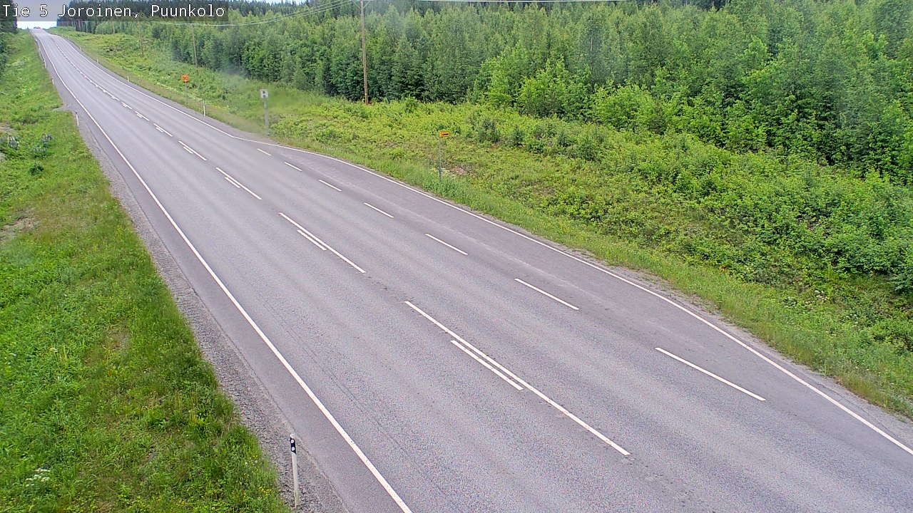Weather Camera Image Road 5 Joroinen, Puunkolo, Joroinen, Pohjois-Savo