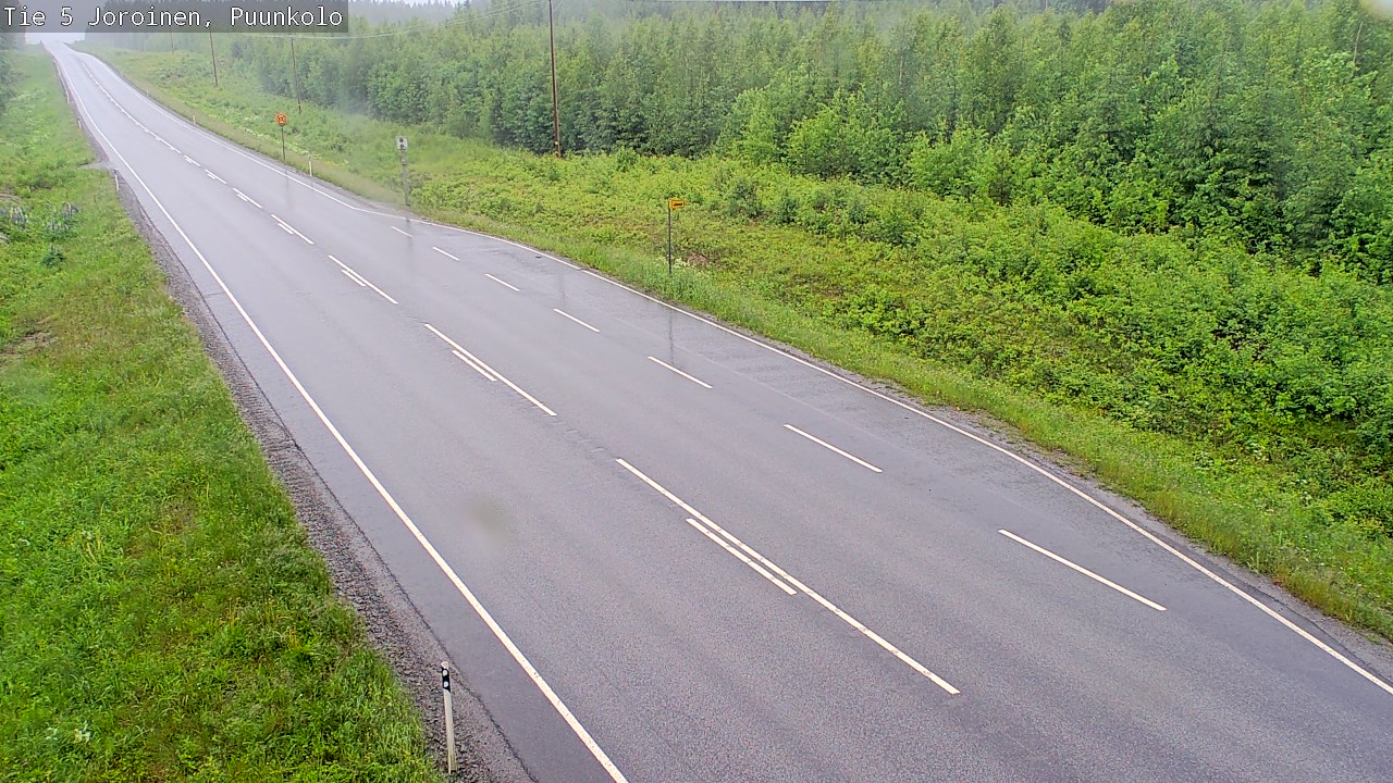 Weather Camera Image Road 5 Joroinen, Puunkolo, Joroinen, Pohjois-Savo