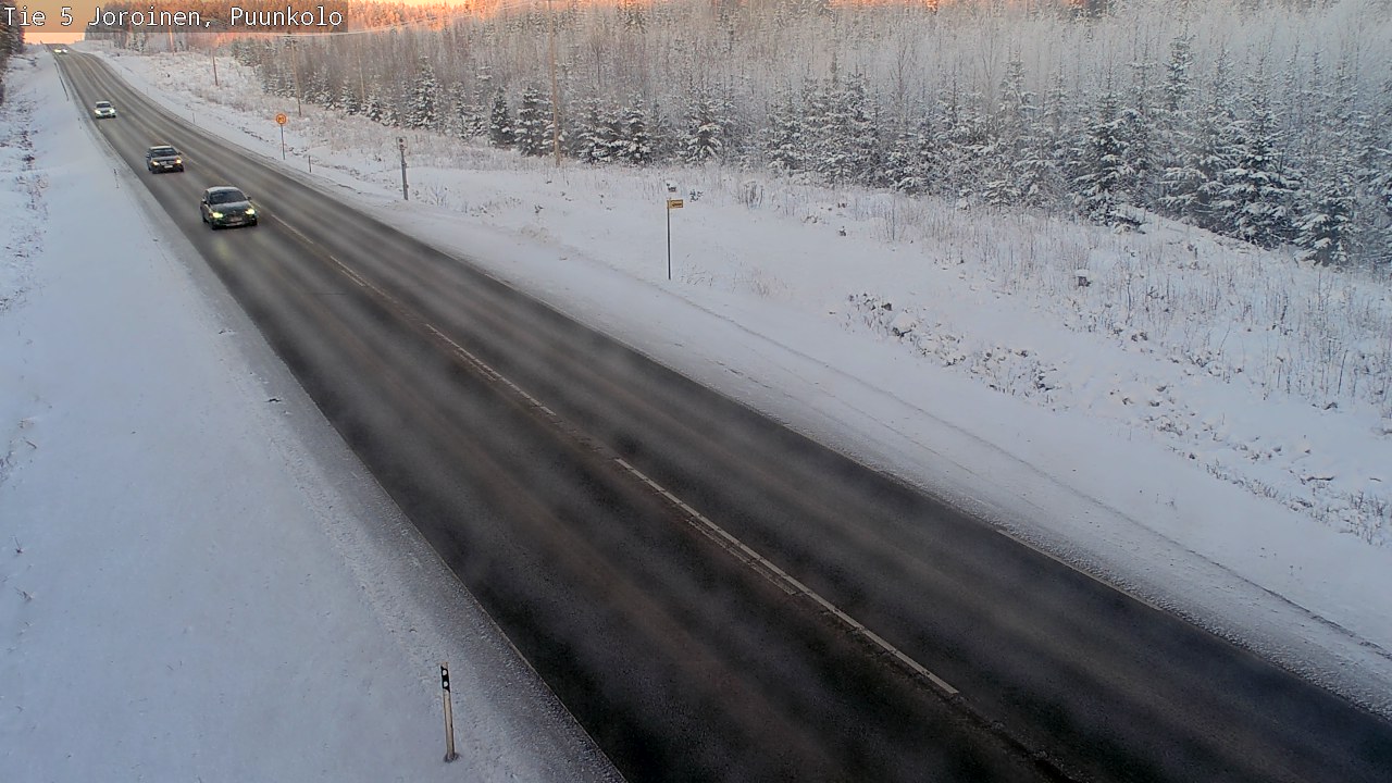 Weather Camera Image Väg 5 Joirois, Puunkolo, Joroinen, Pohjois-Savo