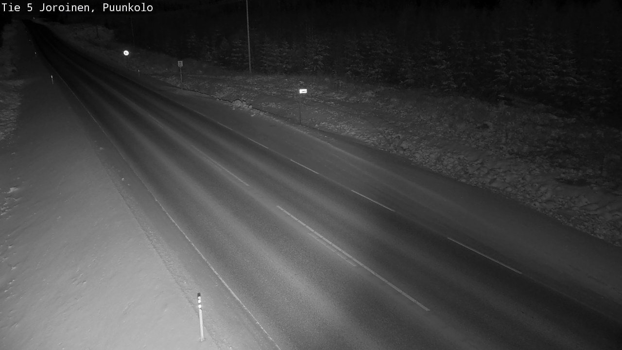 Weather Camera Image Väg 5 Joirois, Puunkolo, Joroinen, Pohjois-Savo
