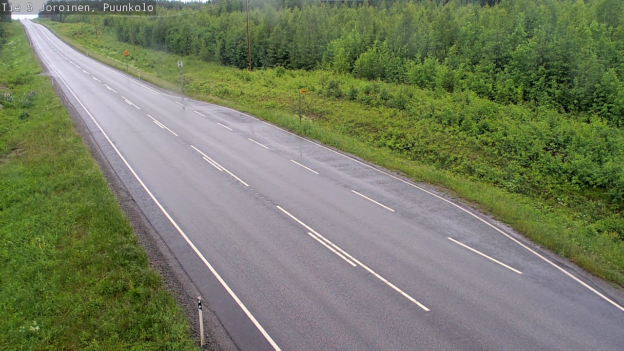 Weather Camera Image Road 5 Joroinen, Puunkolo, Joroinen, Pohjois-Savo