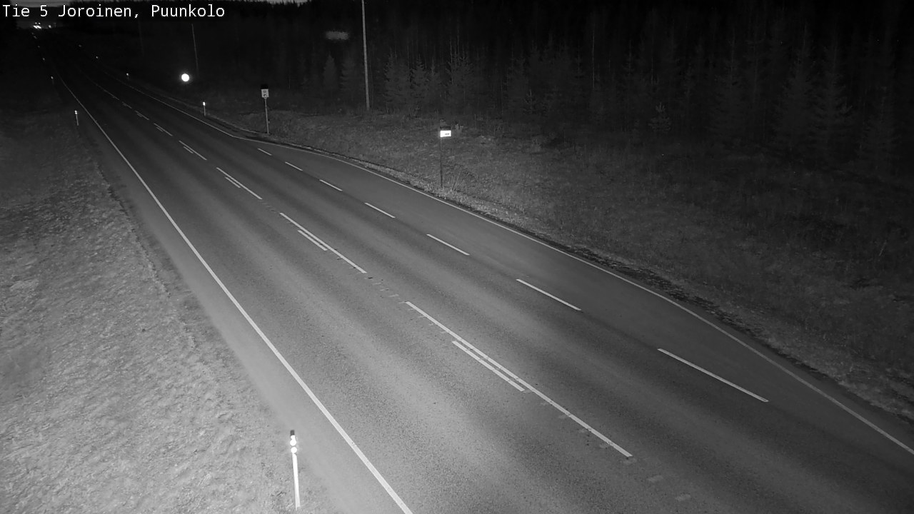 Weather Camera Image Road 5 Joroinen, Puunkolo, Joroinen, Pohjois-Savo