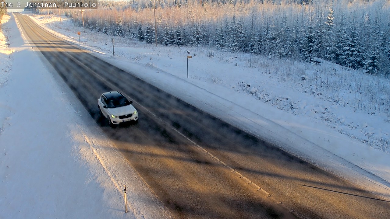Weather Camera Image Väg 5 Joirois, Puunkolo, Joroinen, Pohjois-Savo