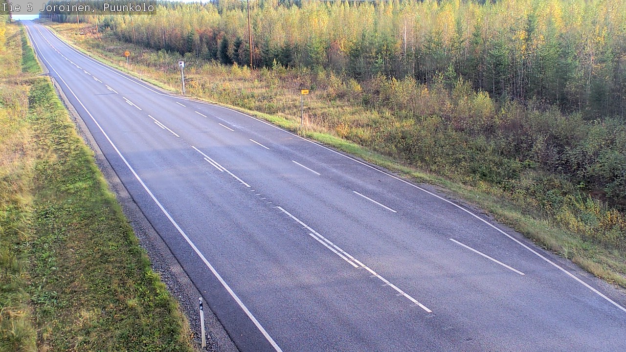 Weather Camera Image Road 5 Joroinen, Puunkolo, Joroinen, Pohjois-Savo