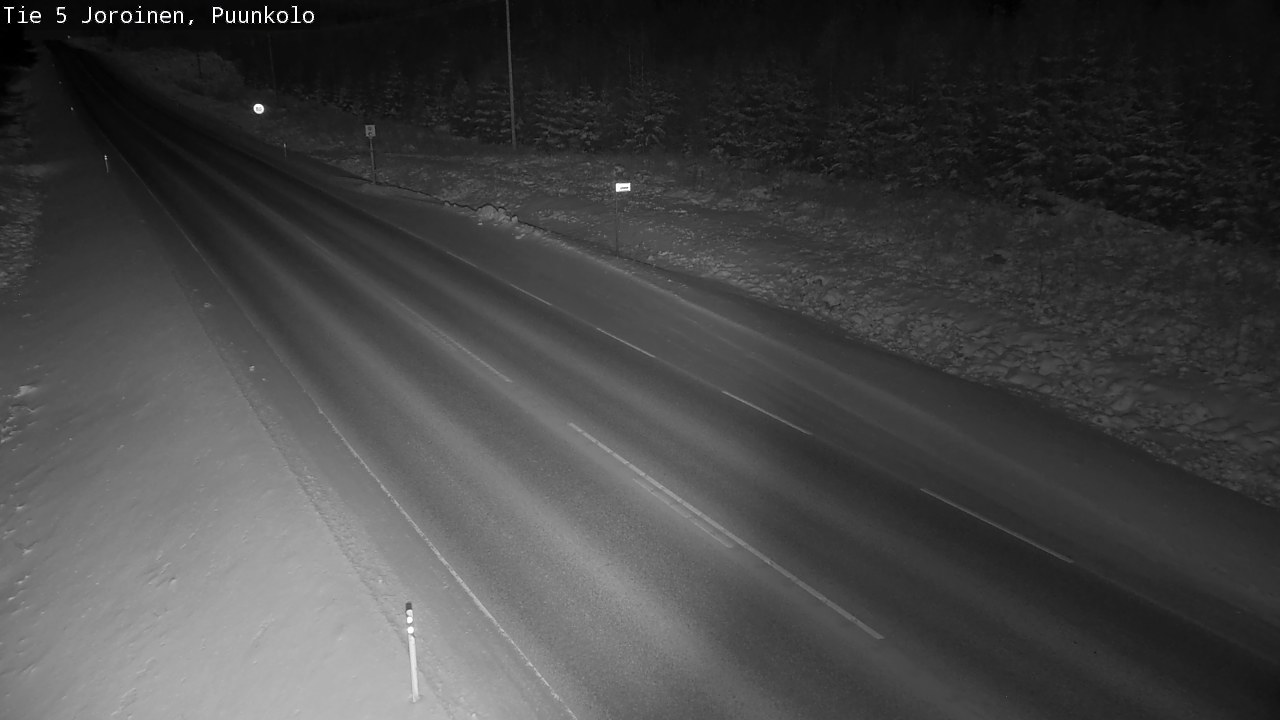 Weather Camera Image Väg 5 Joirois, Puunkolo, Joroinen, Pohjois-Savo
