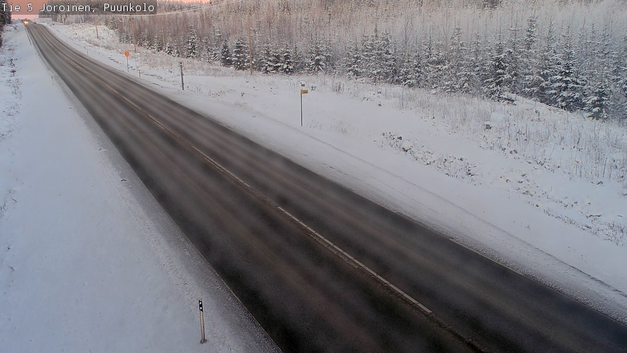 Weather Camera Image Väg 5 Joirois, Puunkolo, Joroinen, Pohjois-Savo