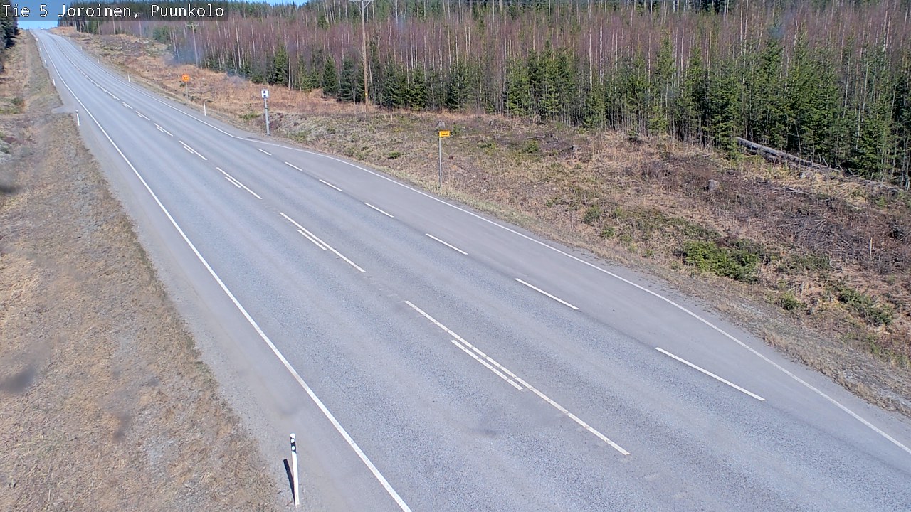 Kelikamerat Kuva Tie 5 Joroinen, Puunkolo, Joroinen, Pohjois-Savo