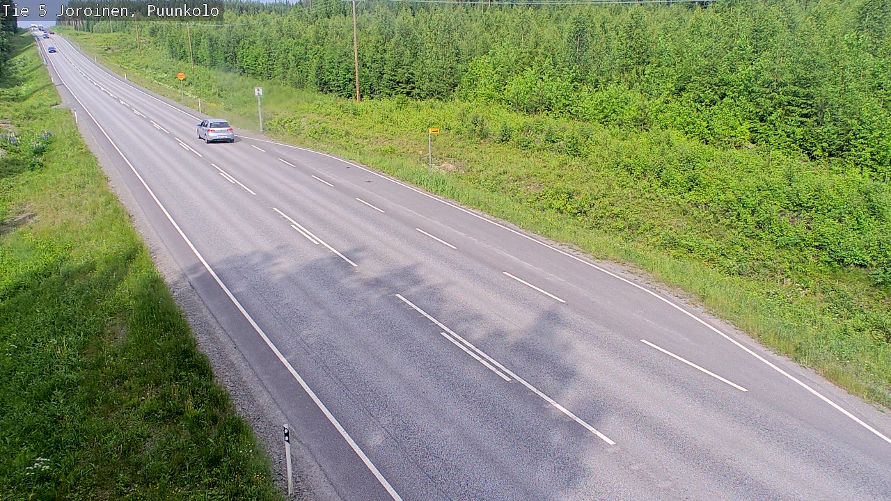 Weather Camera Image Road 5 Joroinen, Puunkolo, Joroinen, Pohjois-Savo