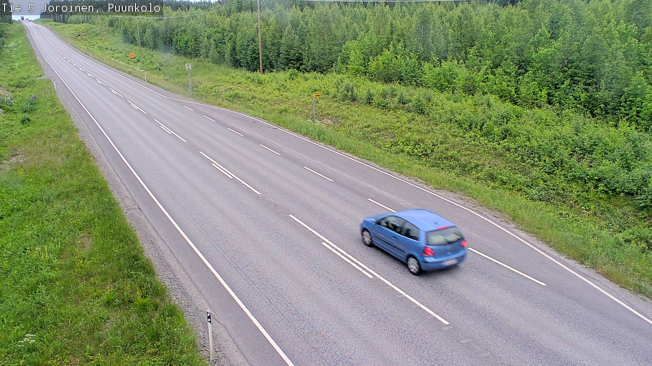 Weather Camera Image Road 5 Joroinen, Puunkolo, Joroinen, Pohjois-Savo