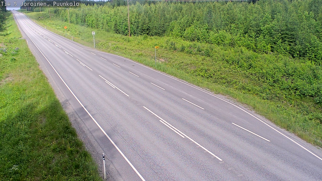 Weather Camera Image Road 5 Joroinen, Puunkolo, Joroinen, Pohjois-Savo