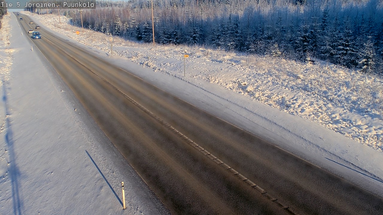Weather Camera Image Väg 5 Joirois, Puunkolo, Joroinen, Pohjois-Savo