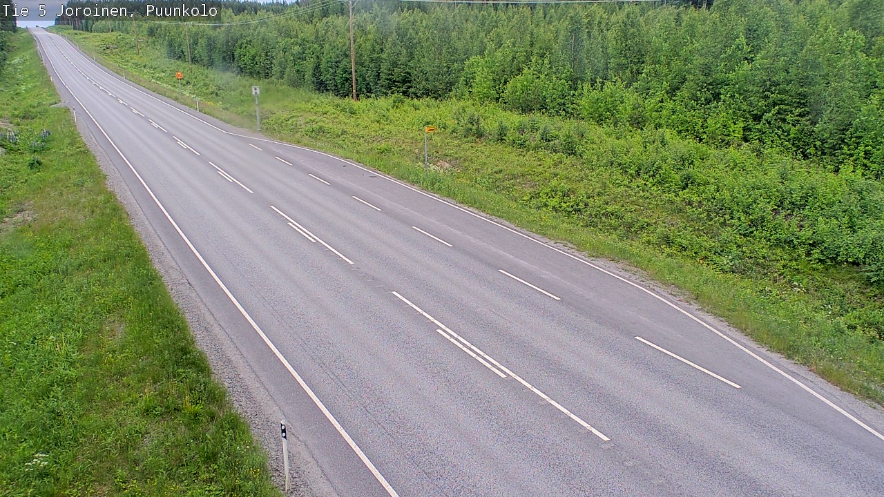 Weather Camera Image Road 5 Joroinen, Puunkolo, Joroinen, Pohjois-Savo