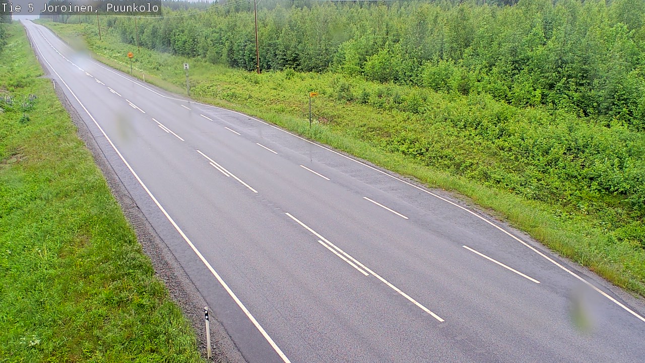 Weather Camera Image Road 5 Joroinen, Puunkolo, Joroinen, Pohjois-Savo