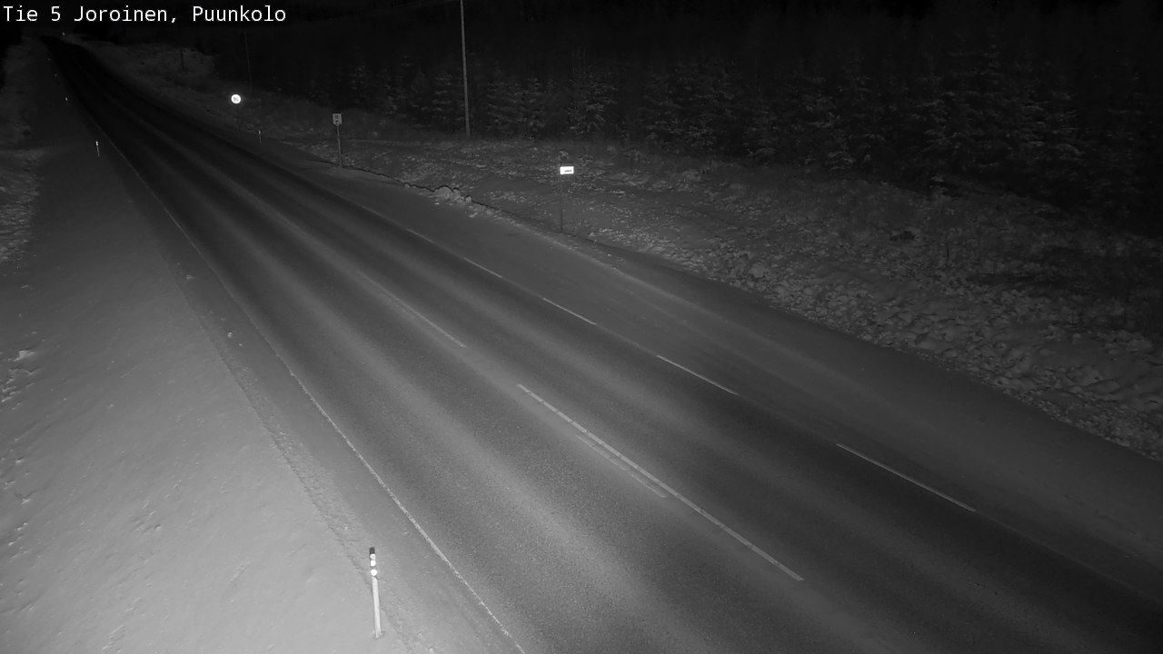 Weather Camera Image Väg 5 Joirois, Puunkolo, Joroinen, Pohjois-Savo