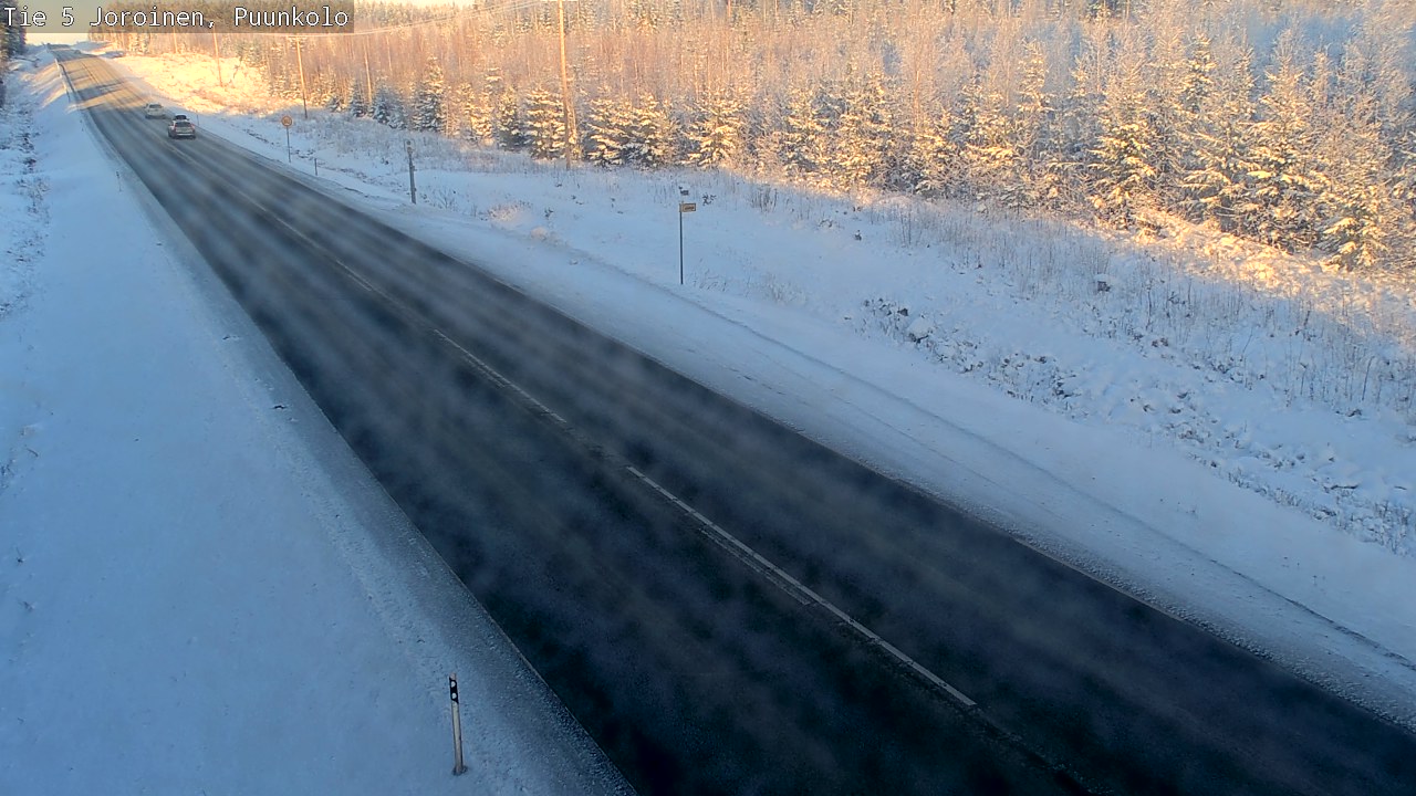 Weather Camera Image Väg 5 Joirois, Puunkolo, Joroinen, Pohjois-Savo
