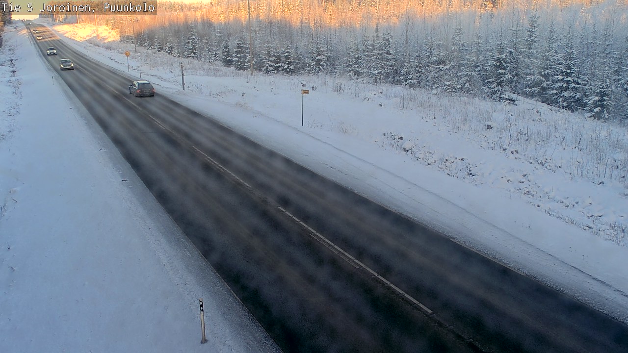 Weather Camera Image Väg 5 Joirois, Puunkolo, Joroinen, Pohjois-Savo