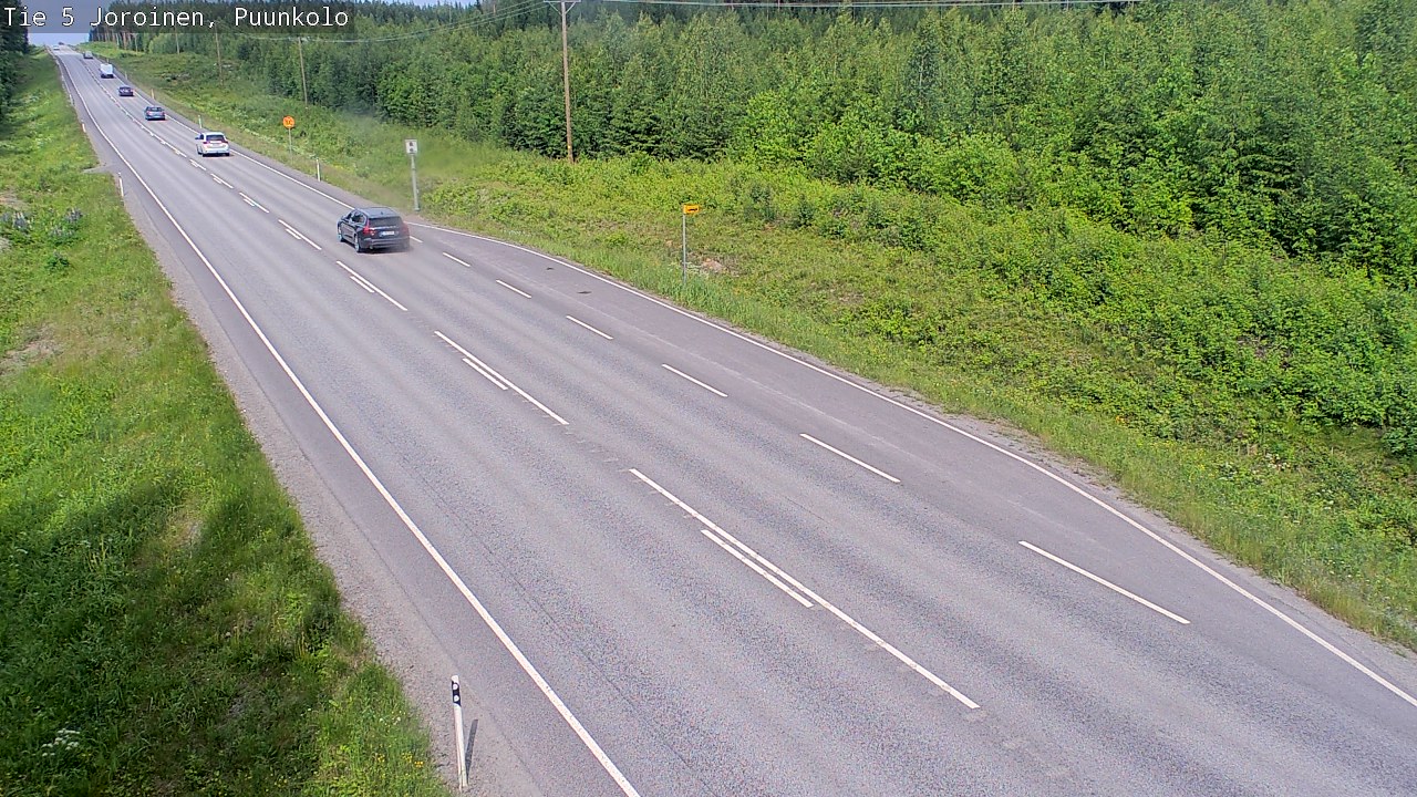 Weather Camera Image Road 5 Joroinen, Puunkolo, Joroinen, Pohjois-Savo