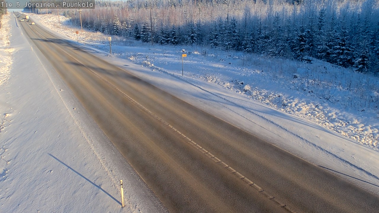Weather Camera Image Väg 5 Joirois, Puunkolo, Joroinen, Pohjois-Savo