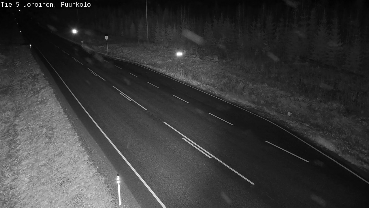 Weather Camera Image Road 5 Joroinen, Puunkolo, Joroinen, Pohjois-Savo