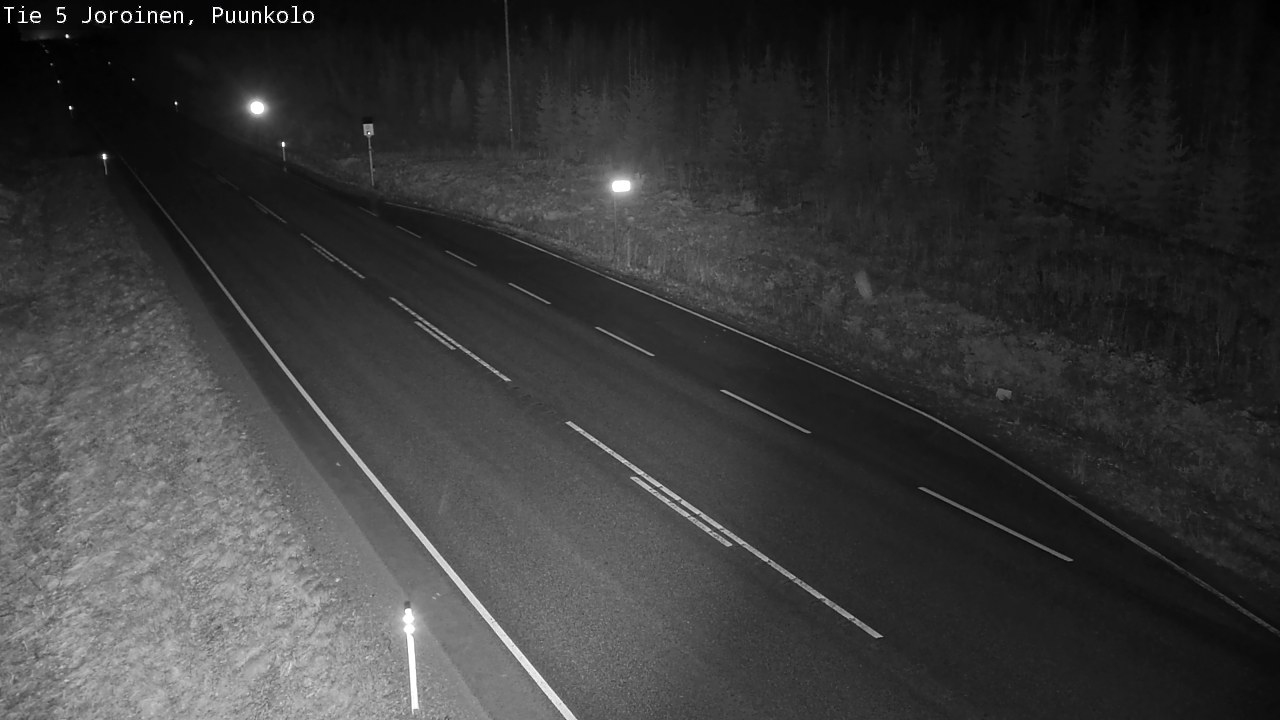Weather Camera Image Road 5 Joroinen, Puunkolo, Joroinen, Pohjois-Savo