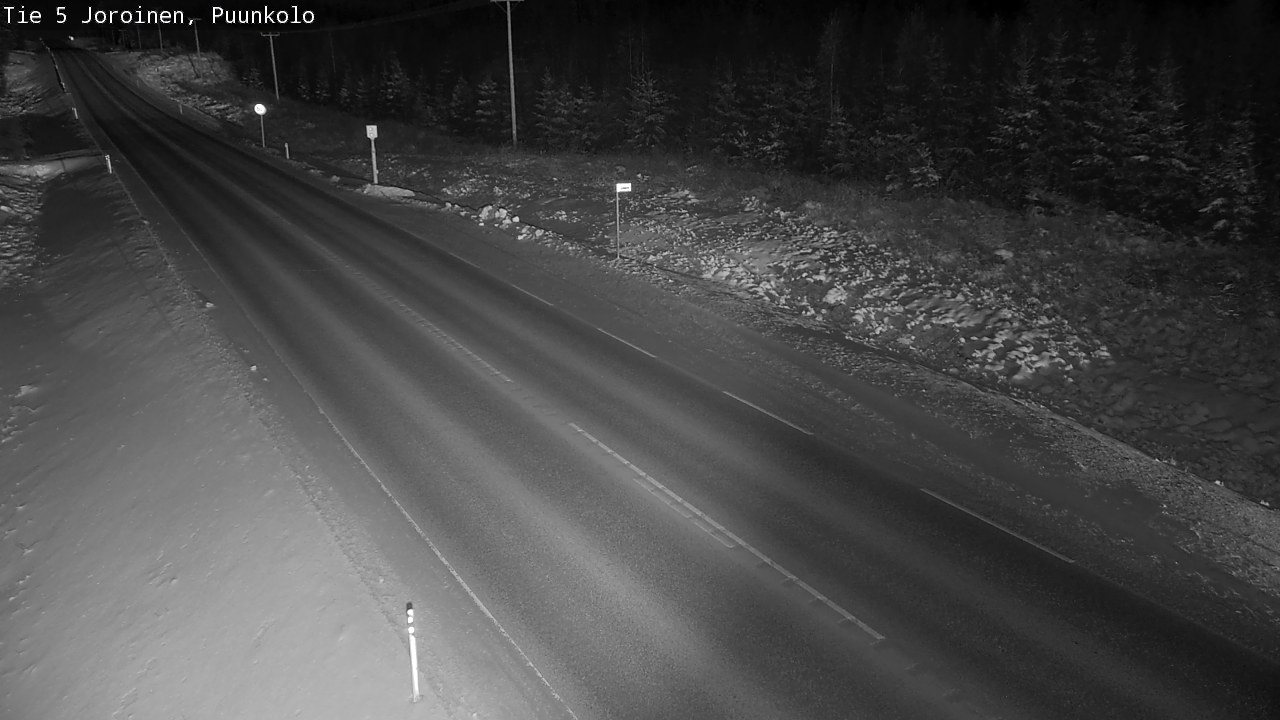 Weather Camera Image Väg 5 Joirois, Puunkolo, Joroinen, Pohjois-Savo