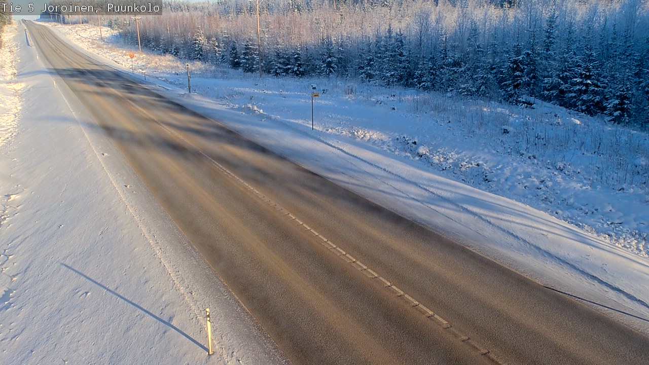 Weather Camera Image Väg 5 Joirois, Puunkolo, Joroinen, Pohjois-Savo