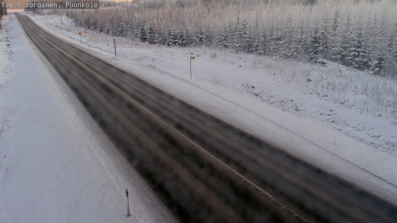 Weather Camera Image Väg 5 Joirois, Puunkolo, Joroinen, Pohjois-Savo
