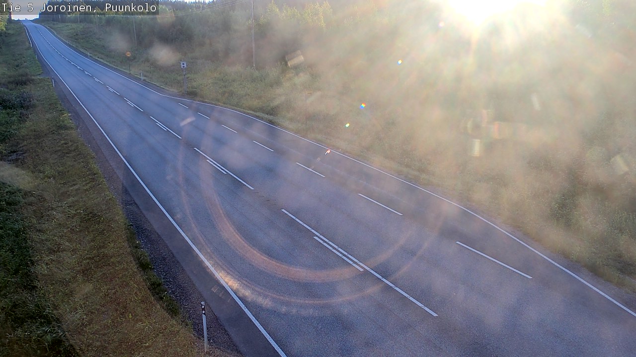 Weather Camera Image Road 5 Joroinen, Puunkolo, Joroinen, Pohjois-Savo